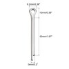 sourcing map Split Cotter Pin, 5mm x 50mm Stainless Steel