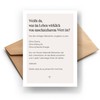 FORYOU24 - Premium Grusskarte Danke sagen, Geschenk beste Freundin, Geschenk