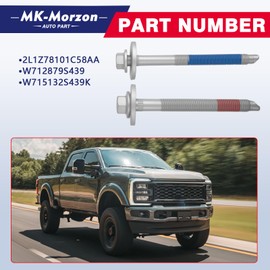 13848 Frame to Body Mounting Bolt Hardware Kit Compatible with 2008-2016 Ford F-250 F-350 F-450 F-550 Super Duty Replaces# 2L1Z78101C58AA W712879S439 W715132S439K