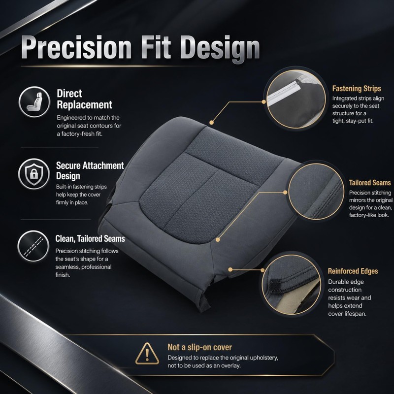 NLQR Steel Gray Front Driver and Passenger Side Bottom Replacement