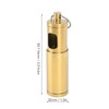Portable Pocket Ashtray with Keychain Lanyard Retractable Circular Aluminium Alloy