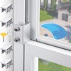 Sliding Window Locks - Horizontal & Up/Down, Adjustable Aluminum, 4