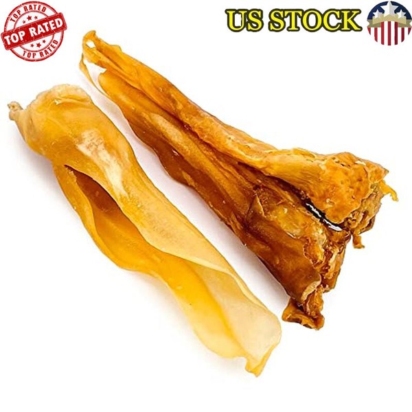 Natural Lamb Ears Dog Treats Chewy Healthy Rawhide Alternative 40