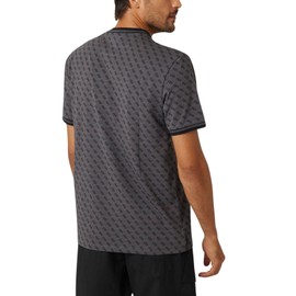 GUESS Men's Marshall T-Shirt, 4G AOP Black