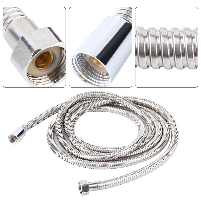 3 Meters Shower Hose, Explosion-Proof Premium Stainless Steel Handheld Shower