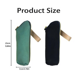 HDBHBH 2Pcs Insulated Baby Bottle Tote Bags - Baby Bottle Warmer Bag & Breastmilk Cooler Bag | Leakproof Feeding Bottle Bag for Daycare, Travel, Stroller | Durable Waterproof Design with Hanging Clip