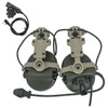COMBATGEAR Tactical Headset with ARC Rail Adapter Ear Defender Airsoft