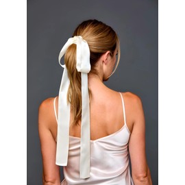 Julianna Rae Women's Rhapsody in Silk Skinny Scarf, Whisper, O/S