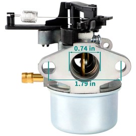 SIMPERAC 593599 Carburetor for Troy Bilt Pressure Washer 2700psi 2800psi - 3100PSI Engine 591137 Carburetor 593599 595390 596855 593380 875ex 850ex 775ex 8.75 hp 190cc Mower Parts