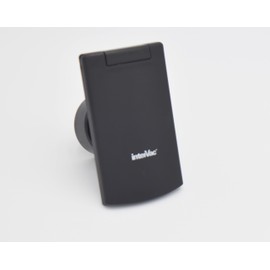 InterVac Design Corp, Central Vacuum Wall Plate Inlet Valve-Black 3"x5" with Reducer