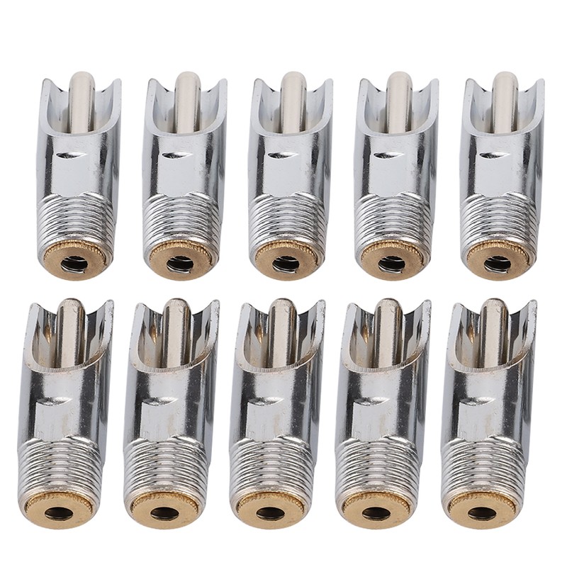 10Pcs Metal Duck Mouth Style Pig Waterer Pig Drinker Livestock