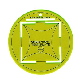 HONEYSEW Circle Quilting Template Round Acrylic Circle Ruler for Quilt Supplies for Cutting Patterns and Sewing (5inch)