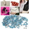500Pcs Eyelet Grommet Round Edge Color Fine Workmanship Good Toughness