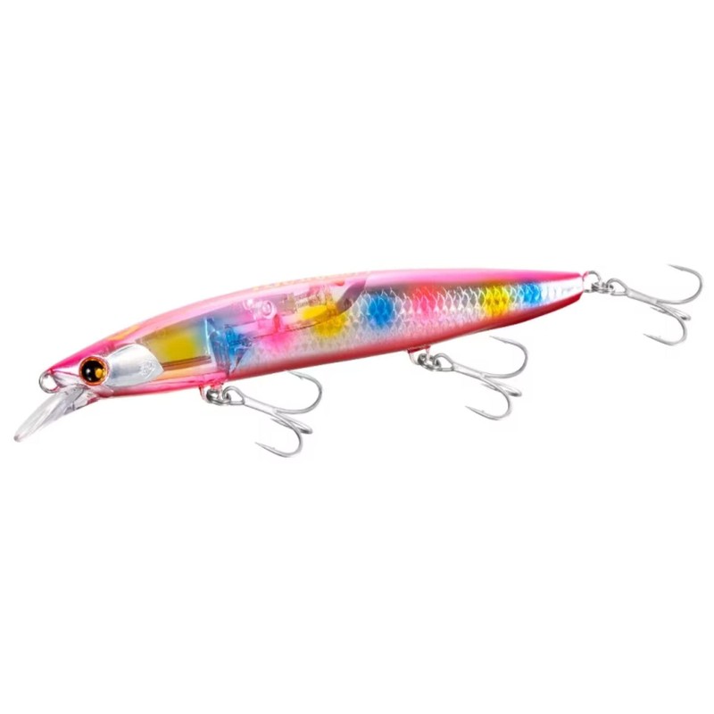 Shimano XF-413T 012 N Flounder Minnow Salt Lure, Hot Sand,