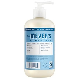 Jabón de manos Mrs. Meyer's Clean Day, hecho con aceites esenciales, agua de lluvia, 12.5 fl. oz - Paquete de 3 | Moisturizing Liquid Hand Soap, Softe
