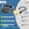 2pcs 1m Candado Cadena Contraseña Seguro Para Moto Bicicleta