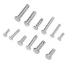 12 Sizes Stainless Steel Clevis Pin Single Hole Flat Head