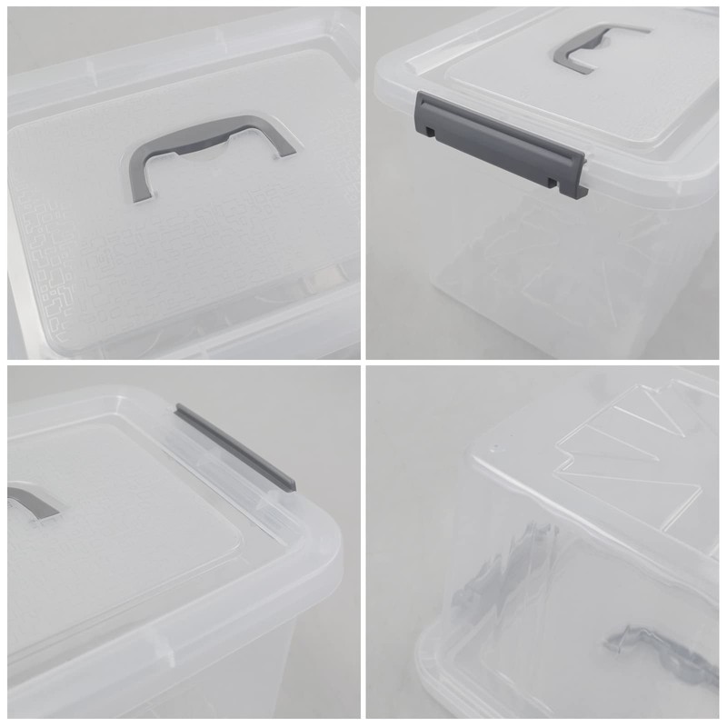 Ggbin Caja de Almacenamiento de 12 Cuartos y 6 Cuartos