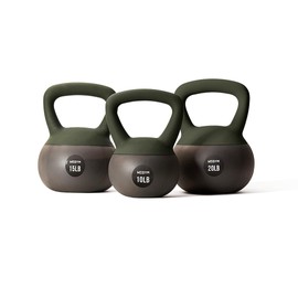 WeGym Soft Kettlebells with Cushioned Impact-Resistant Base and Anti-Slip, Wide-Grip Handle for Home Workouts, Weightlifting, and Full Body Strength Training