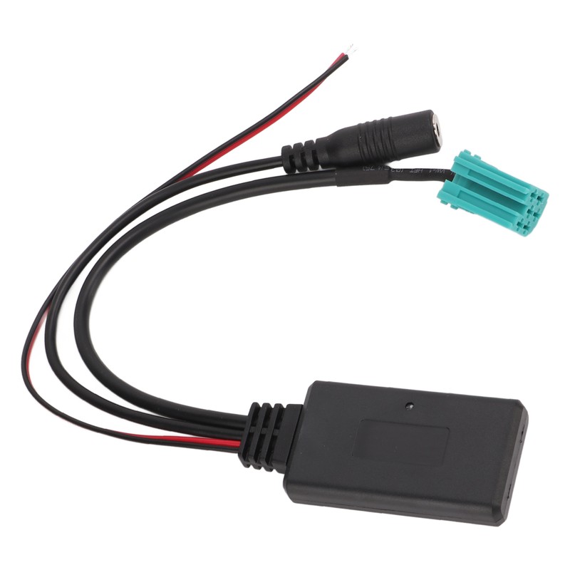 Bluetooth 5.0 Aux Input Audio Adapter Cable with Microphone for