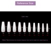 24 PCS Press-on Nail Long Fake Nail Violet Pattern False