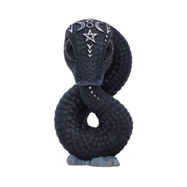 Nemesis Now Cult Cuties Ouroboros Snake 9.6cm, Resin, Black, Ouroboros Occult Snake Figurine, Scarily Adorable Snake Figurine, Snake Gift, Cast in the Finest Resin, Lovingly Hand-Painted
