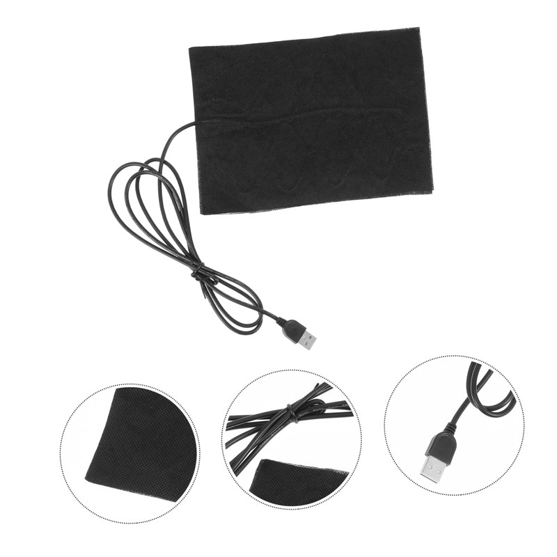 Operitacx 2pcs USB Heating Pad for Epoxy Curing Cotton Mat