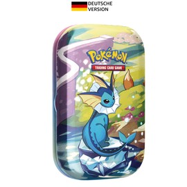 Pokémon - Trading Card Game: Mini Tin Box Crimson & Purple - Prismatic Developments: Aquana (2 Booster Packs & 1 Coin)