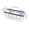 zaoalife Kitchen Sink Sponge Holder, Stainless Steel Sponge Holder with