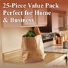 57 Lb Kraft Brown Paper Bags- Pack of 25ct
