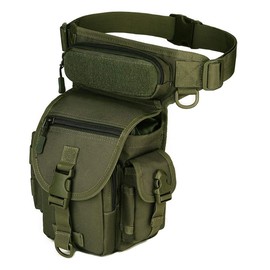 Huntvp® Tactical Leg Bag Military Leg Bag Molle Waist Bag Sports Tactical Leg Bag Army Leg Pockets Waterproof Belt Bag Tool Bag for Leg Men Women Motorcycle Hiking Outdoor