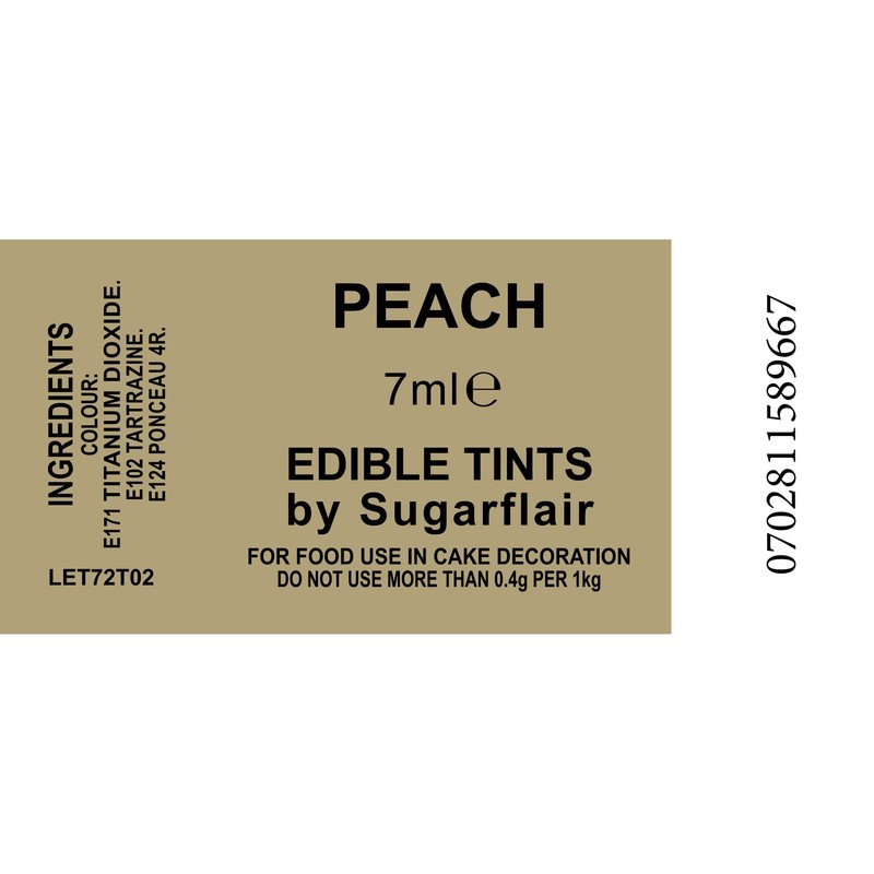 Sugarflair Blosom Tint Edible Dusting Powder - Peach