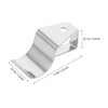 Ciieeo 10pcs s Hooks for Outdoor Vinyl Siding Stainless Steel