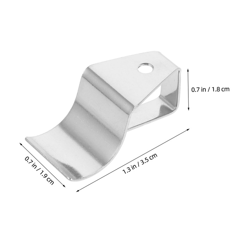 Ciieeo 10pcs s Hooks for Outdoor Vinyl Siding Stainless Steel