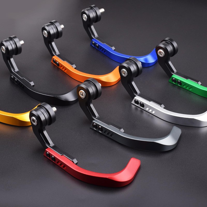 LEDISHUN Lever Guard Aluminum Adjustable Length Universal Kawasaki ZX-25R ZX-4R