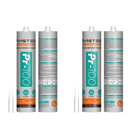 QOMOLANGMA 4pcs PR-100 Quick-drying Glue Installation Adhesives for Channel Letter 300ml/PC