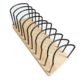 Nanddi Wooden Hat Stand for Baseball Caps White