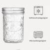 Gttyowyin Pack of 12 Mason Jars 16 oz Preserving Jars