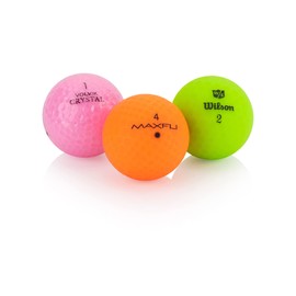 Recycled & Used Colored Golf Balls Mix - Golf Balls Bulk - AAAAA (5A) Mint Condition (48)