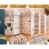 Folded History Timeline Chart for Study – Gold-Stamped Adams Synchronological