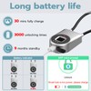 Dhiedas Fingerprint Gate Lock, 3.6'' Long Cable Fingerprint Lock, Smart