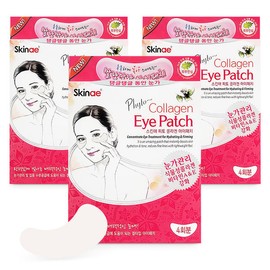 마나술 스킨애 피토 콜라겐 아이패치 4회분 3개 눈가 팔자주름 탄력시트 ManaSool Skin Aeh Phyto Collagen Eye Patch 4 Packs 3 Units Eye Area Smile Lines Firming Sheet
