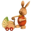 Drechslerei Kuhnert Snubby Bunny with Pram - 12 cm /