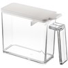Yamazaki Industries 2886 Seasoning Stocker, Aqua S, White