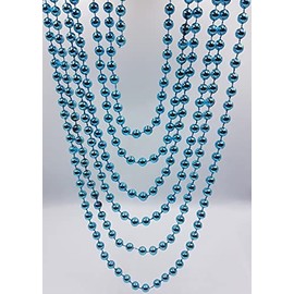 9ft Turquoise Bead Chain Garland - Turquoise Beads - Christmas /All Year Decoration (DP33B)
