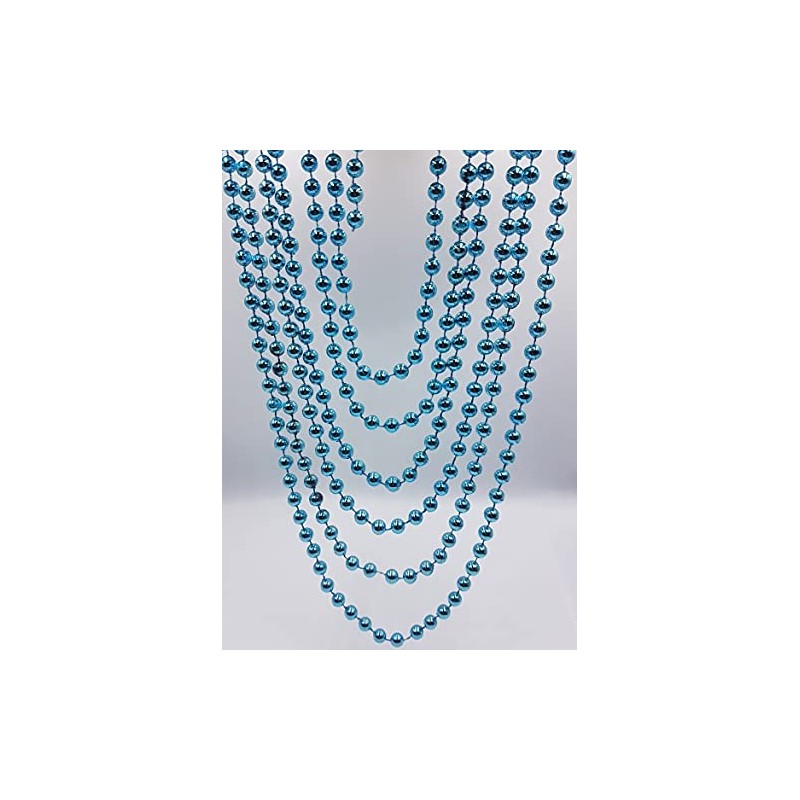 9ft Turquoise Bead Chain Garland - Turquoise Beads - Christmas