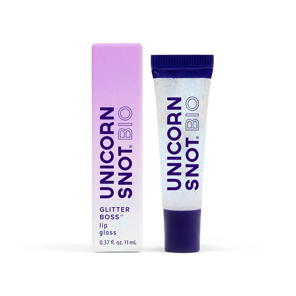 UNICORN SNOT Lip Gloss, Long-Lasting Sparkly Lip Shine, Vegan &