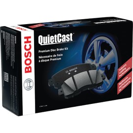 Bosch QuietCast BC2218 Juego de Pastillas de Freno de Disco de Cerámica Delanteras para Mazda 3/3 Sport