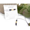 Positive Mindset Support Bracelet - Crystal Bracelet for Positivity -