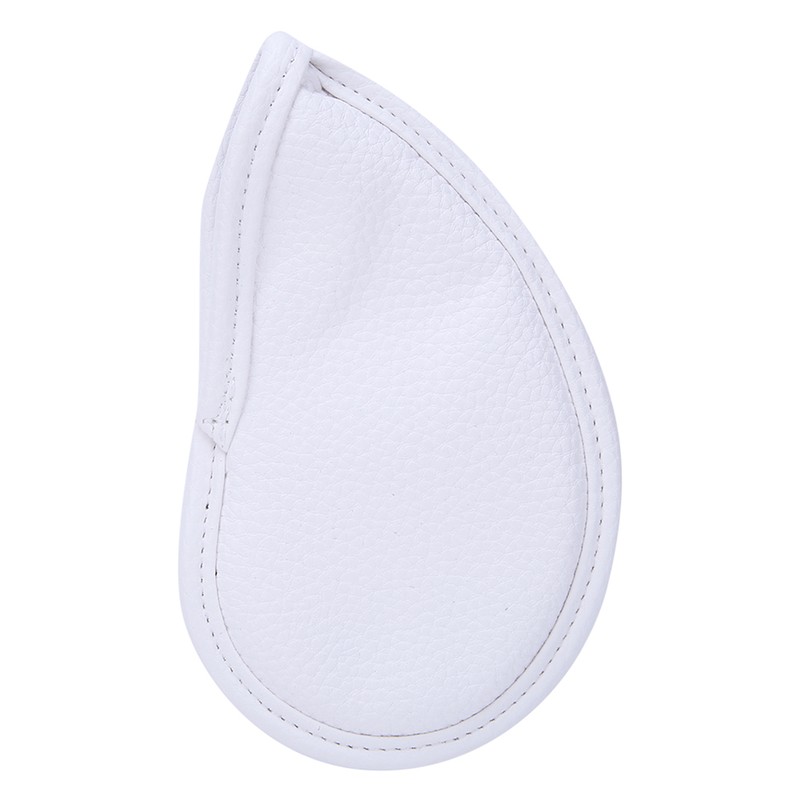 9PCS PU Leather Embroidery Waterproof Golf Putter Head Cover Iron